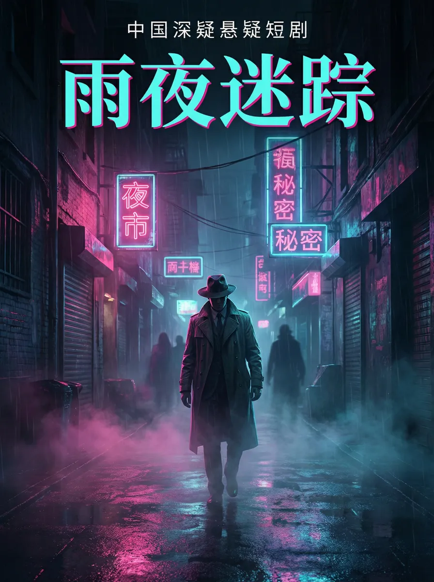 泷泽萝拉快播地址 悬疑追踪短剧 - 雨夜迷踪海报